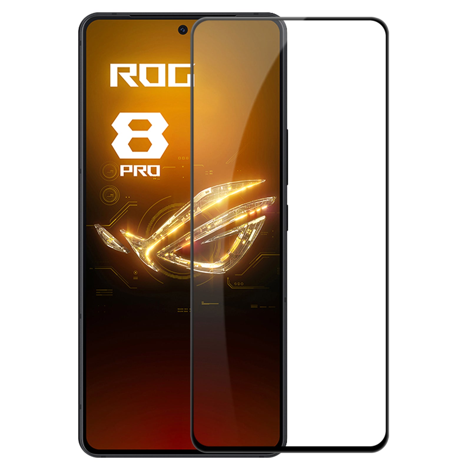NILLKIN CP+PRO For Asus ROG Phone 8 Pro 5G / 8 5G Film AGC Glass 9H Full Screen Protector NILLKIN CP+PRO For Asus ROG Phone 8 Pro 5G / 8 5G Film AGC Glass 9H Full Screen Protector